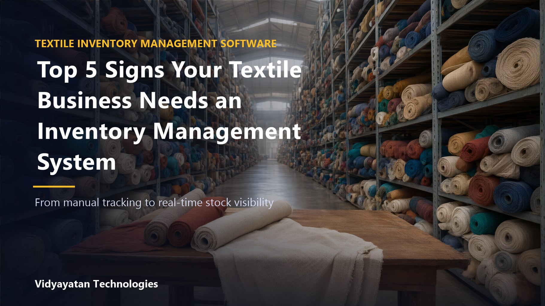Top 5 Signs Your Textile Business Needs an Inventory Management System